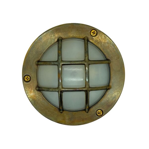 Navigator 09044 Mini Circular Bulkhead Antique Brass