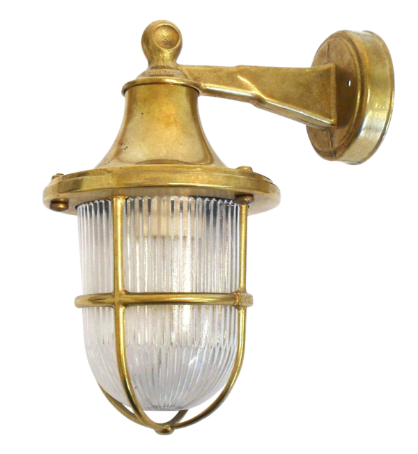 Navigator 09137 Wall Lantern Raw Brass