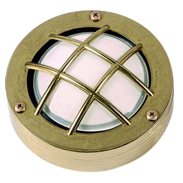 Navigator 09607 Mini Circular Bulkhead Raw Brass